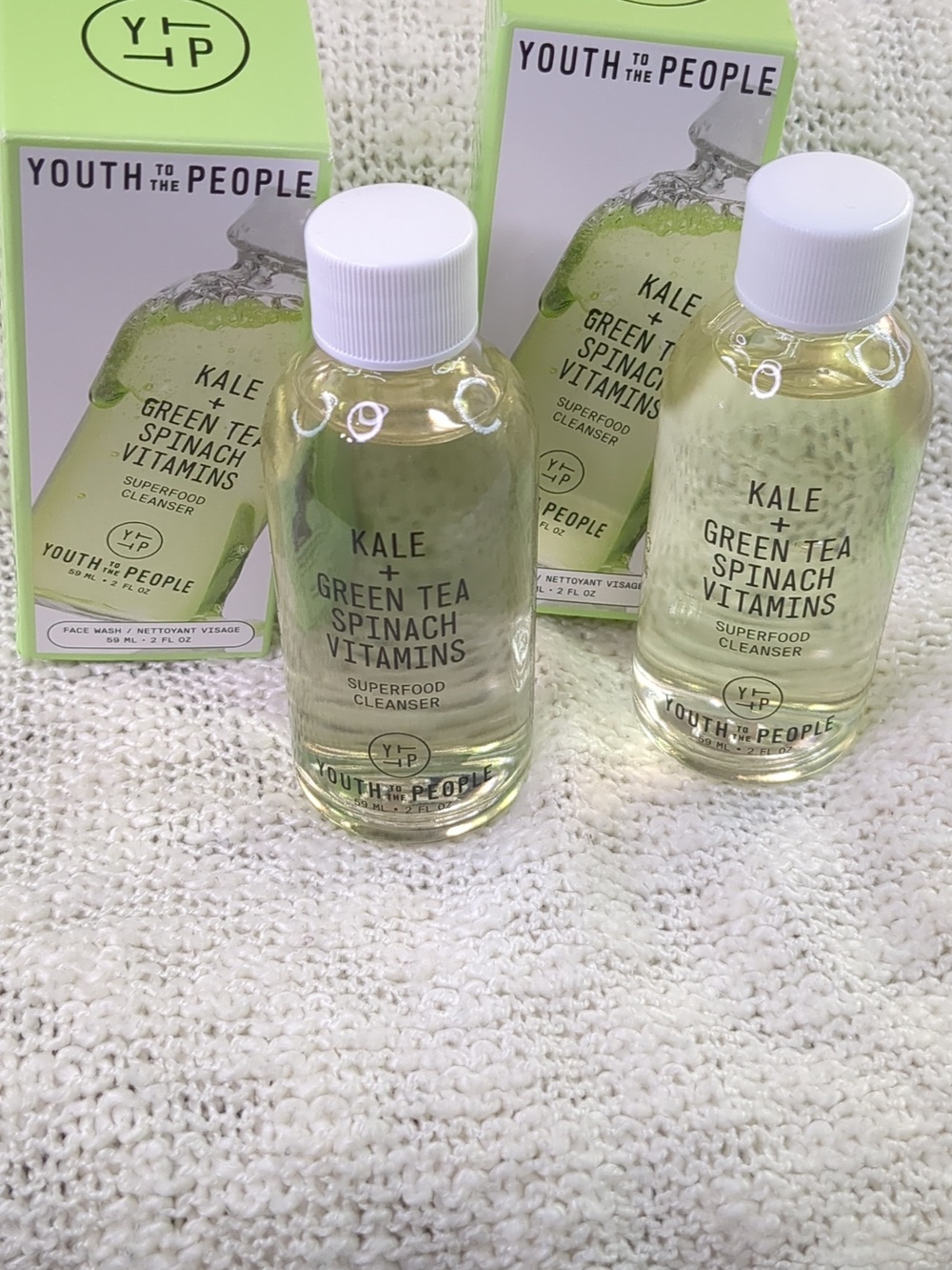 Youth To The People Superfood Cleanser Travel Duo, 2x 59ml/2.0fl oz